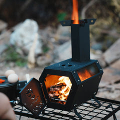 Two Dog DX Camp Wood Fired Stove--A great portable stove for your camp and  wall tent