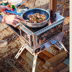 Outdoor Large Tent Stove with Pellet - Tryhomy