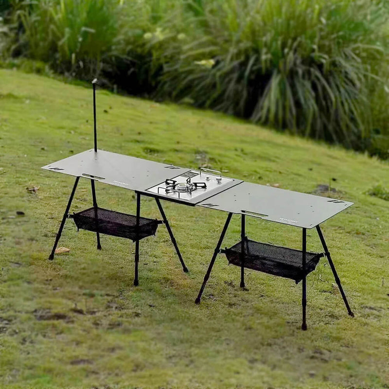 60*40 Aluminum Alloy Camping Tactical Table Set