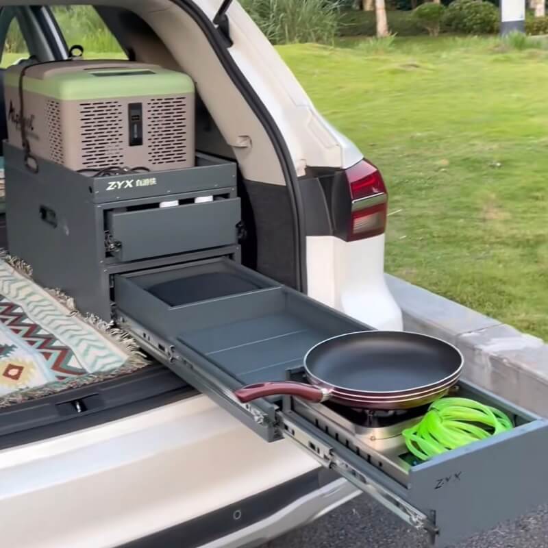 Overland Kitchen | Swing-Away Van Kitchen | Tryhomy | Tryhomy