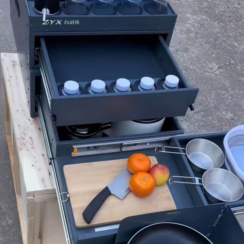 Heavy Duty Steel Camp Kitchen | Tryhomy | Tryhomy