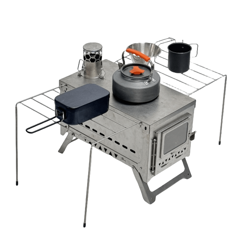 titanium tent stove T-pro Titanium Firewood Stove-Tryhomy